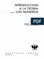 Niven & Zuckerman - Introduccion A La Teoria de Los Numeros - Ed. Limusa PDF