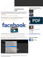 Como baixar vídeos do Facebook