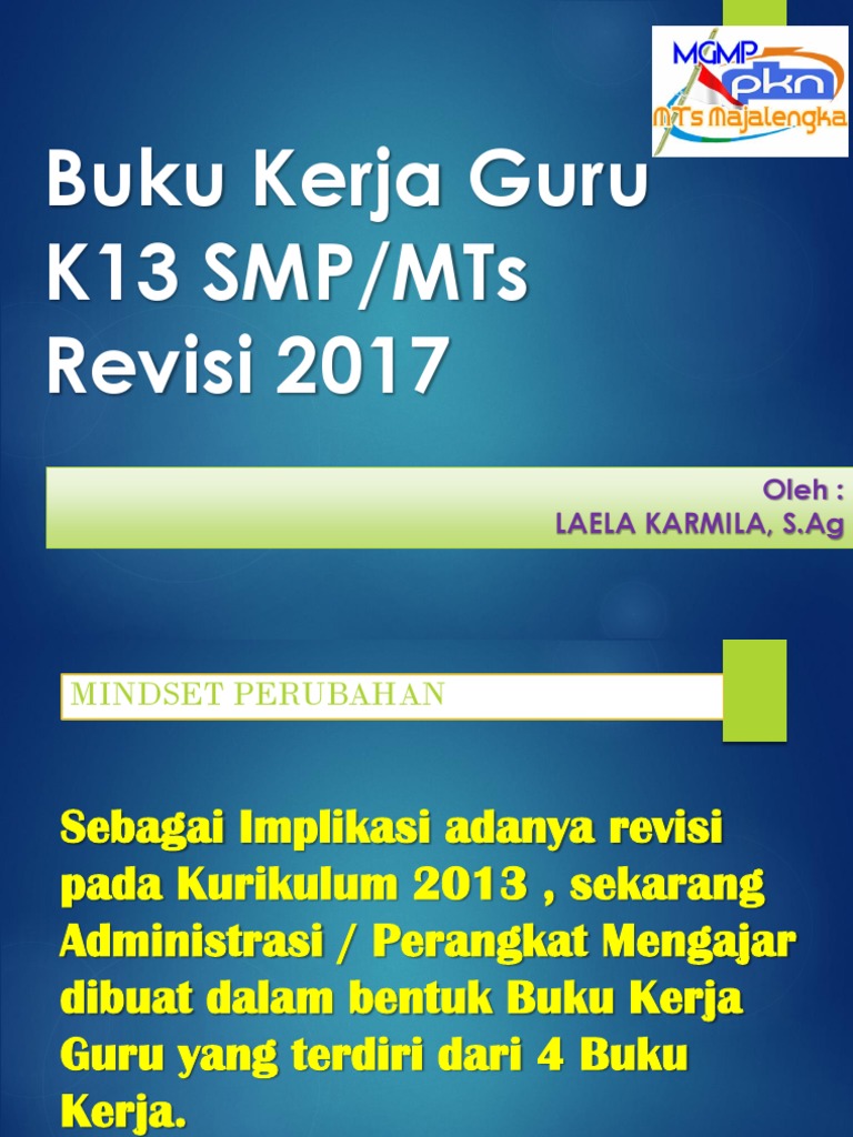 Buku Kerja Guru | PDF | Karier & Perkembangan