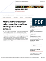 Matrix-Q Defense Project of the Ɵ Foundation