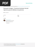 Gergen Construccionismo Social