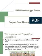 PMI Knowledge Areas: Project Cost Management