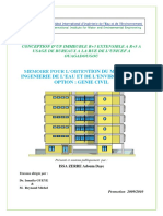 Conception d’un immeuble R+3 extensible à R+5 à usage de bureaux à la rue de l’Unicef à Ouagadougou