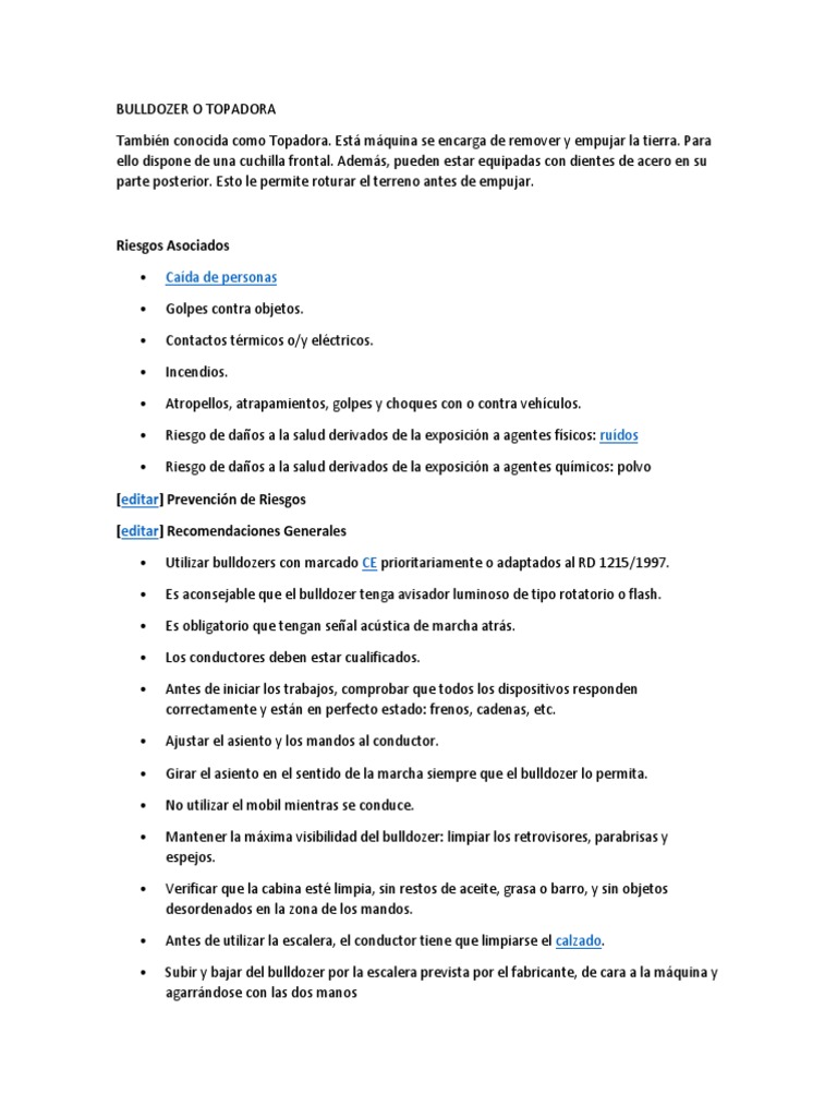 BULLDOZER | PDF | Science | Ingeniería