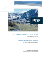 El Cambio Climático en El Perú.