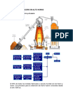 Obtención Del Acero en Alto Horno