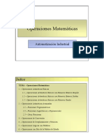 Operaciones Matematicas