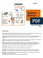 Bio Gen Teoria 13 2017 Herencia - Genetica
