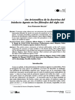 Sellés - La prosecución Aristotélica de la doctrina del Intelecto Agente en los filósofos del siglo XIII.pdf