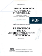 Principios y Elementos de Administración, Henri Fayol