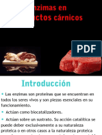 Enzimas en Productos Carnicos