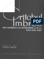 Din Domnia Lui MahomedAl2Lea CritobulDinImbros PDF