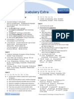 Vocabulary Extra: Intermediate Answer Key