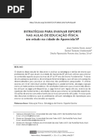 Estratégias Para Ensinar Esporte Nas Aulas de Educação Física