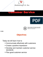 Customer Service Presentation (Volunteers)