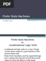 Finite State Machines: by Mike Chen