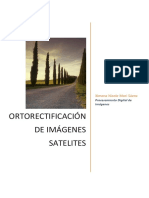 Ortorectificación de Imágenes