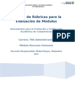 Carpeta Módulo Recursos Humanos TNS Administración