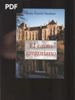 El Canto Gregoriano - SAULNIER, Daniel