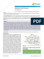 Molecular Biology of Orthodontic Tooth Movement