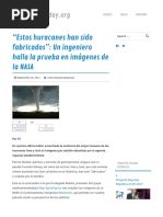 “Estos Huracanes Han Sido Fabricados”- ...Ágenes de La NASA – Argentinatoday