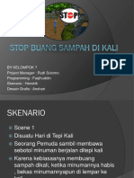 Stop Buang Sampah Di Kali