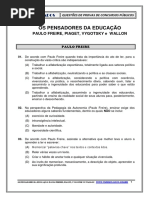 Os Pensadores Da Educacao - Vm Simulados E-book-50-2012