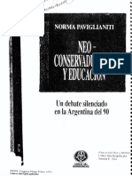 Encuentro II PAVIGLIANITI Neoconservadurismo PDF