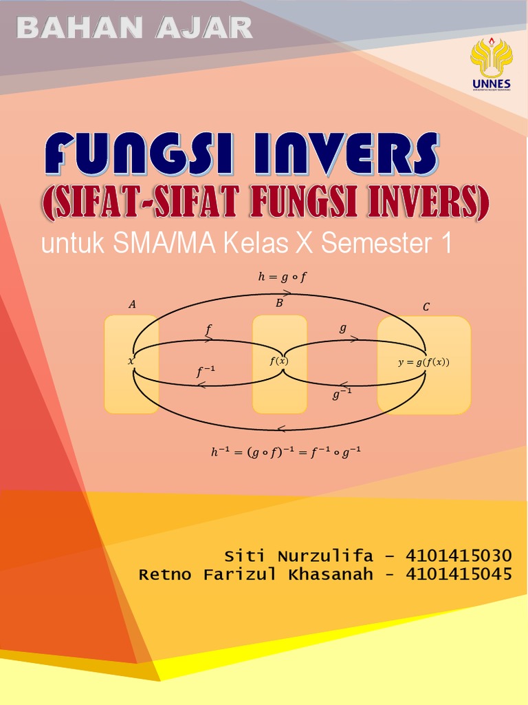 Sifat-Sifat Fungsi Invers untuk SMA | PDF | Metode & Bahan Ajar