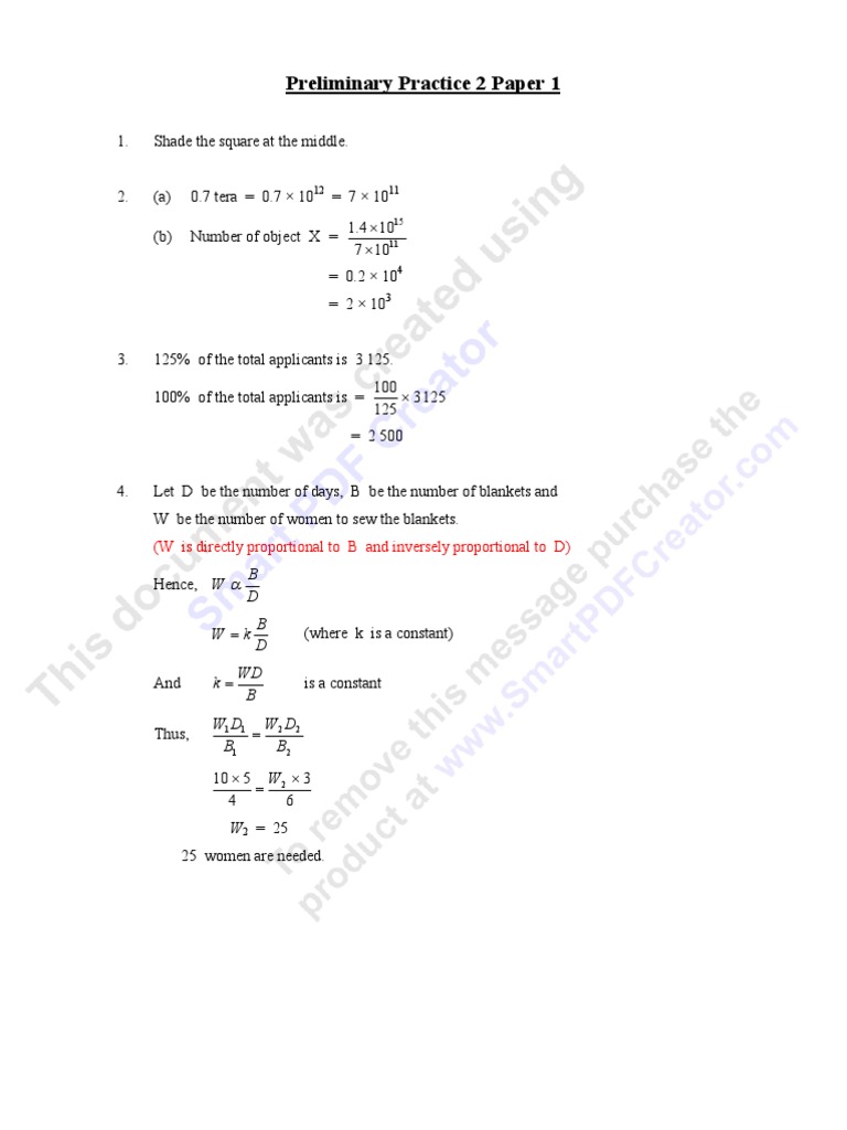 Prelim Paper 1 | PDF | Cartesian Coordinate System | Geometry