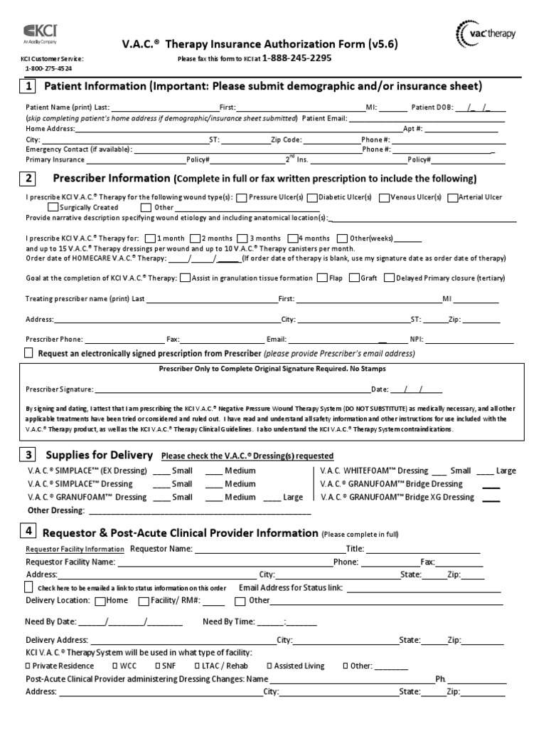 Kci Vac Therapy Vtiaf Updated Download Free PDF Wound Epidemiology