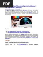 Download Cara Mendapatkan Followers Instagram Gratis Sampai 1K by RianSaifulloh SN364668804 doc pdf