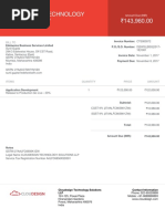 Invoice CTS000072 2017-11-08