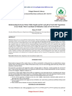 Relationship Between Water Table Depth and Ec and Ph of Soil With Vegetationcase Study West Coastland of Maharloo Lake at Fars Pro