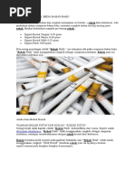 Jenis-Jenis Rokok dan Bahan Pembungkusnya | PDF