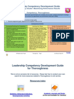 Leadership Competency Development Guide Thoroughness