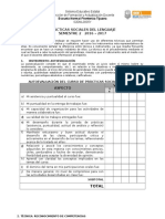 INSTRUMENTO DE EVALUACIÓN DE ASIGNATURA PSDL