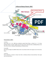 Map of Rayson Huang Theatre, HKU