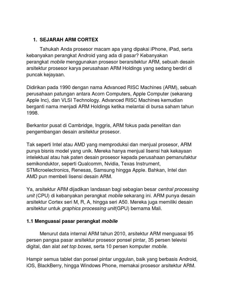 Arm Cortex PDF