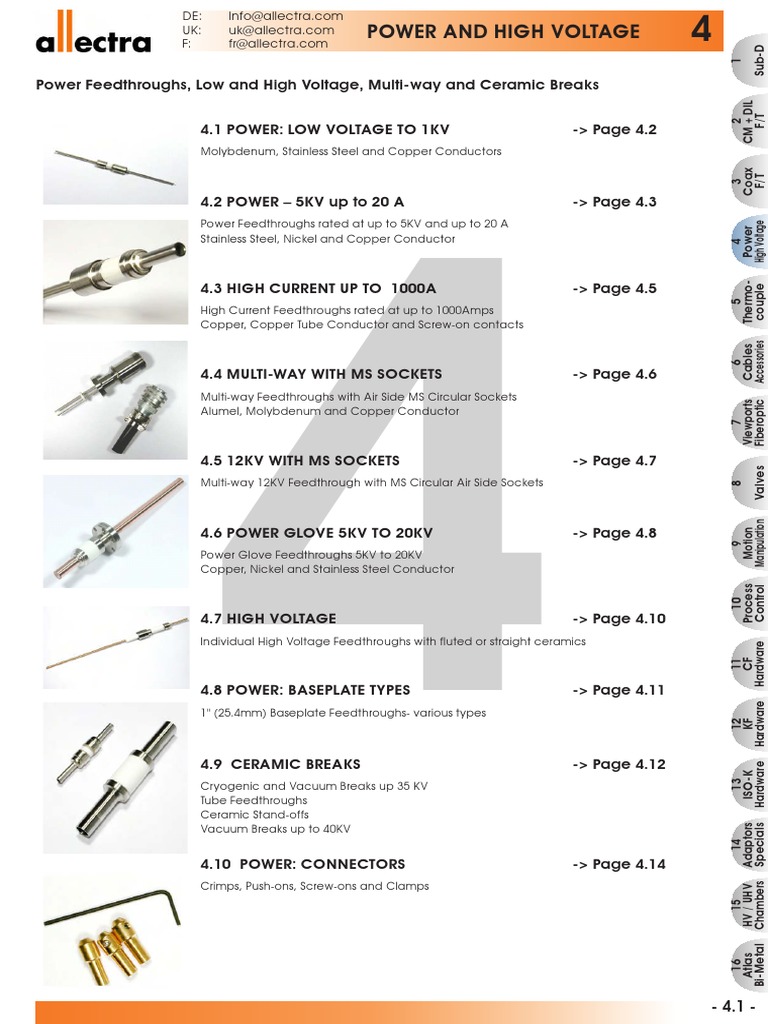 Allectra 4 FT | PDF | Electrical Conductor | Coaxial Cable