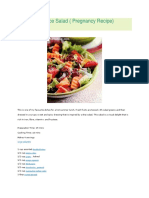 Fruit and Lettuce Salad (Pregnancy Recipe)