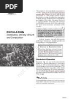 Population: Distribution, Density, Growth and Composition