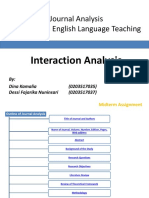 Interaction Analysis Midtermtest