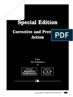IVT - Corrective and Preventive Special Edition