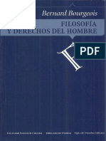 Bourgeois, Bernard-Filosofia y Derechos Del Hombre PDF