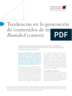 I37 Tendencias en La Generación de Contenidos de Marca - Branded Content