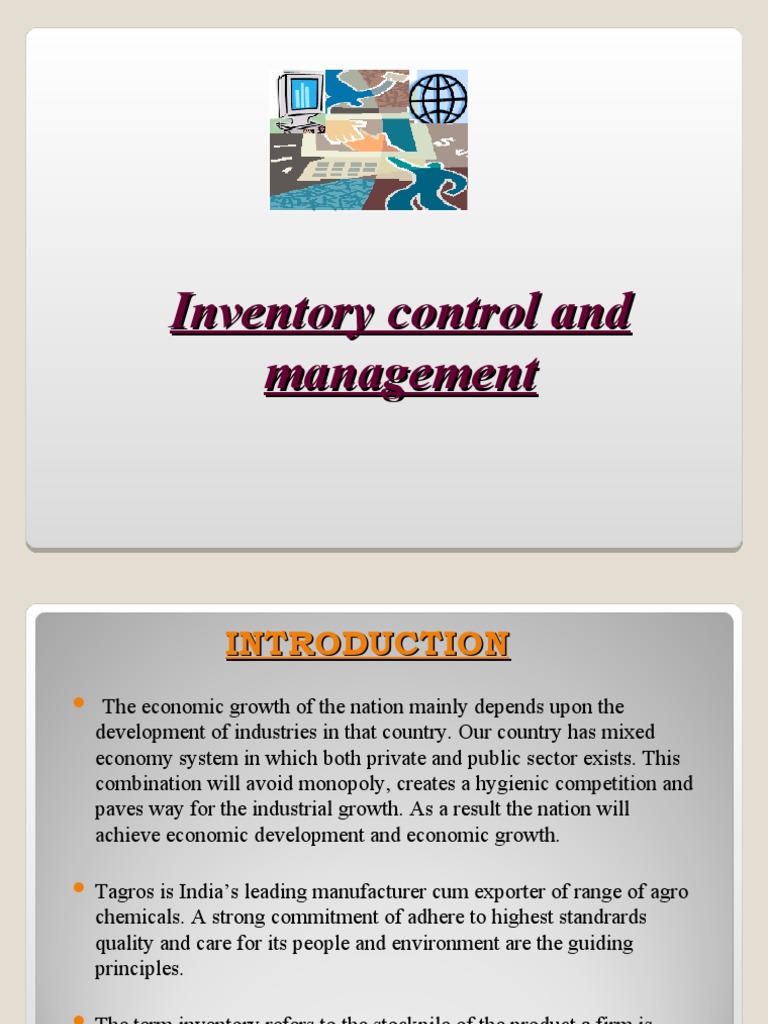 Inventory Control and Management | PDF | Inventory | Capitalism
