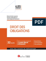 Lextenso Étudiant - Droit Des Obligations (Responsabilité) (Corrigé Détaillé)