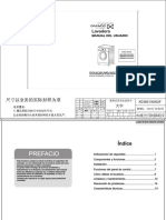 Manual de Usuario Lavadora Daewoo Dwd-mg1011