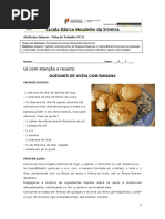 Ficha Queques de Aveia Com Banana